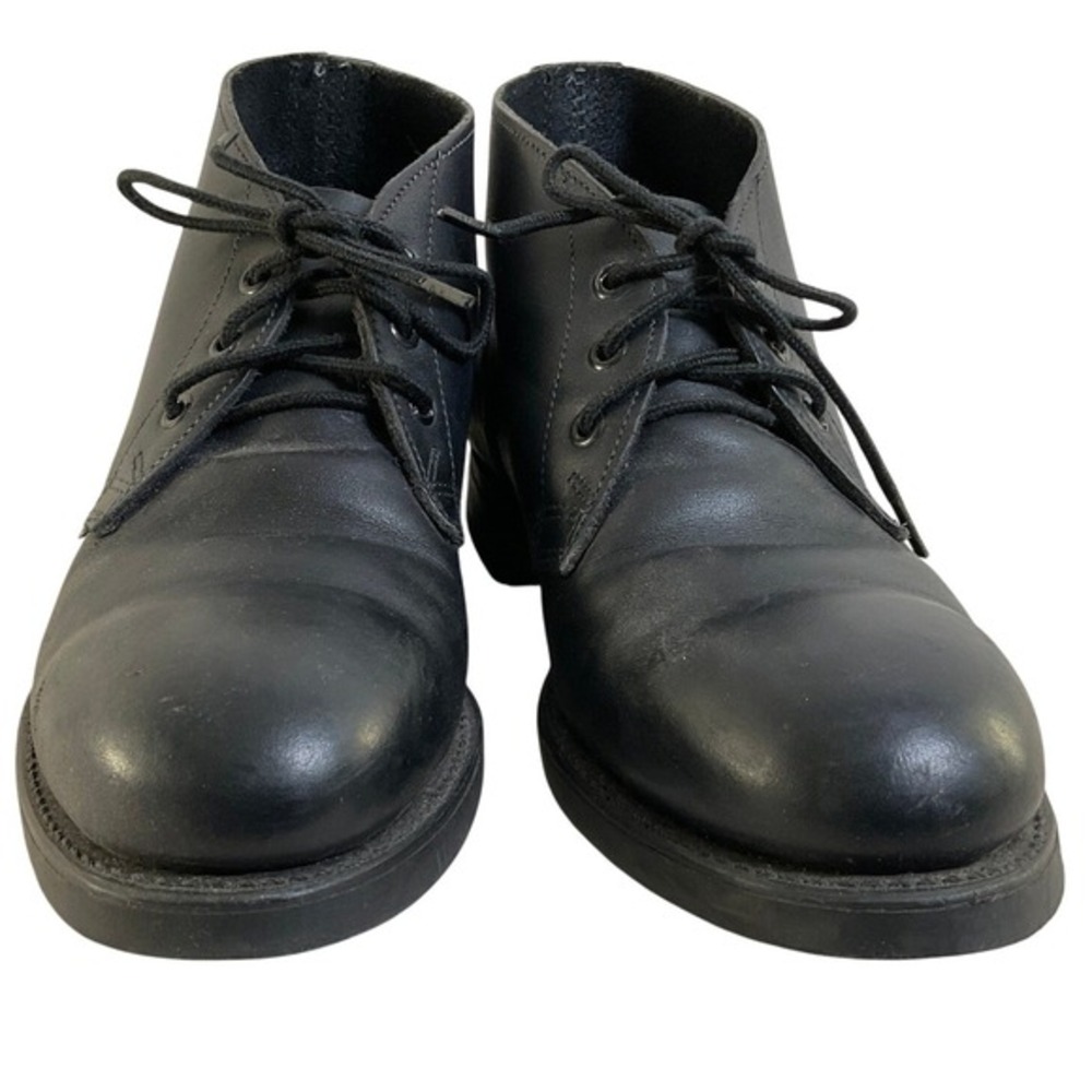 Biltrite Mens Black Leather‎ Steel Toe Chukka Boots 6.5 Oil Resist ANSI Z41.1-91
